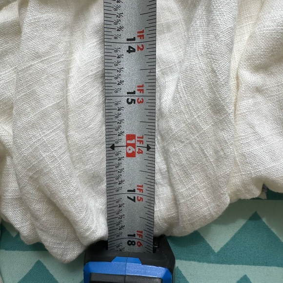 Free People Blouse with Blue Accents Size Small - Picture 11 of 12